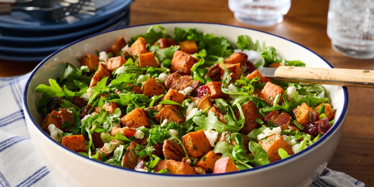 The Sweet Potato Salad with Oomph: Tangy, Sweet, Nutty Flavors